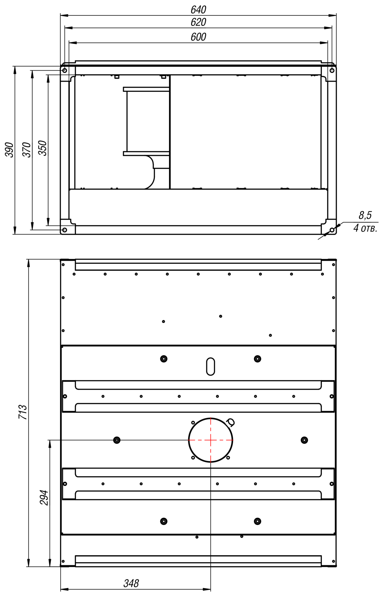 чертеж ВКП-Б 60-35-4D